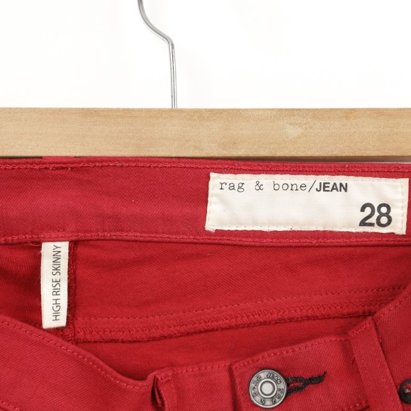 Rag & Bone High Rise Skinny Jeans size 28 - Picture 11 of 12